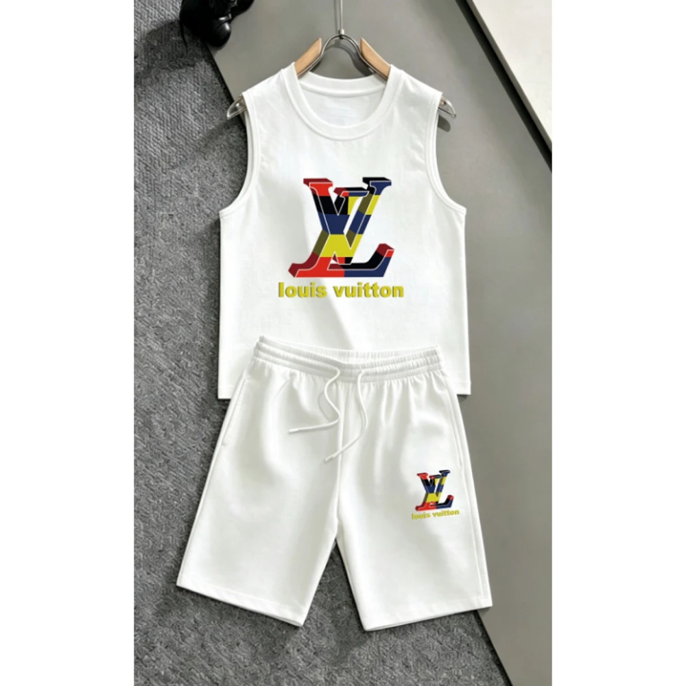 LV Tank Top Set 001-01 / White - image