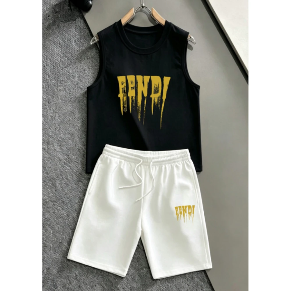 FF Tank Top Set 002-01 / Black & White - image