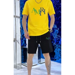 AM T-Shirt & Shorts Set 003-04 / Yellow