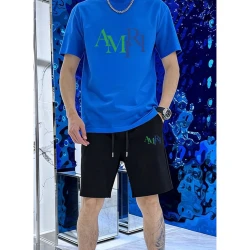 AM T-Shirt & Shorts Set 003-07 / Blue