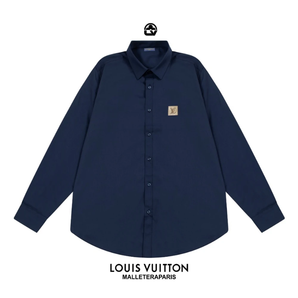 LV Long-Sleeve Shirt 024-01 / Navy - image