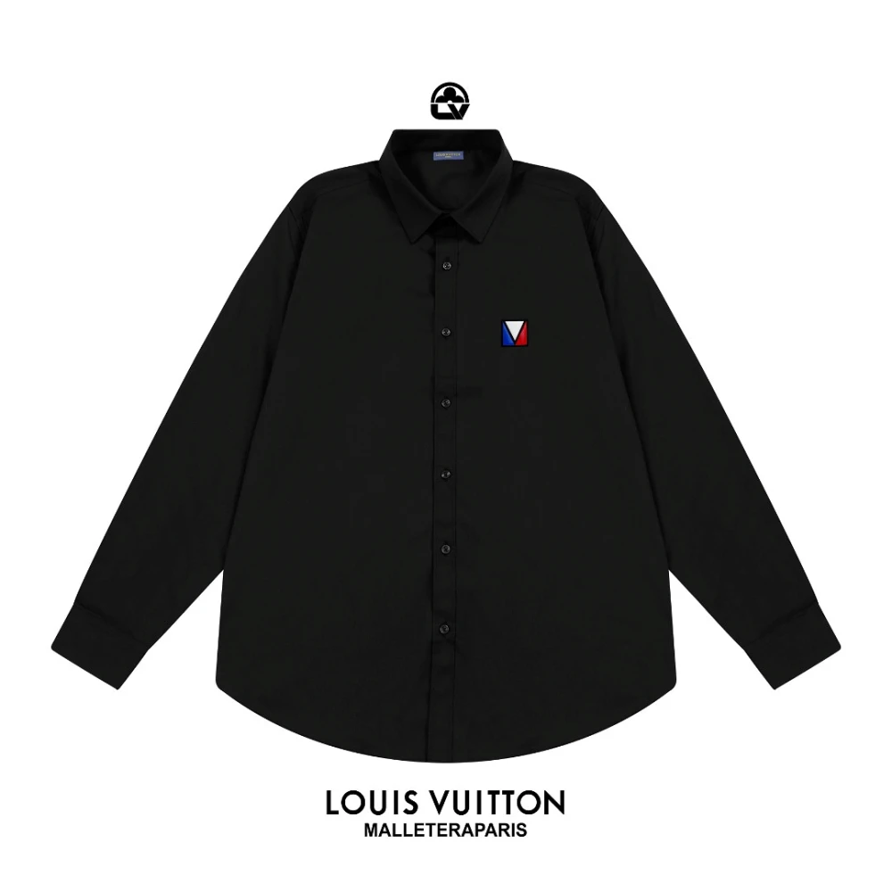 LV Long-Sleeve Shirt 024-02 / Black - image