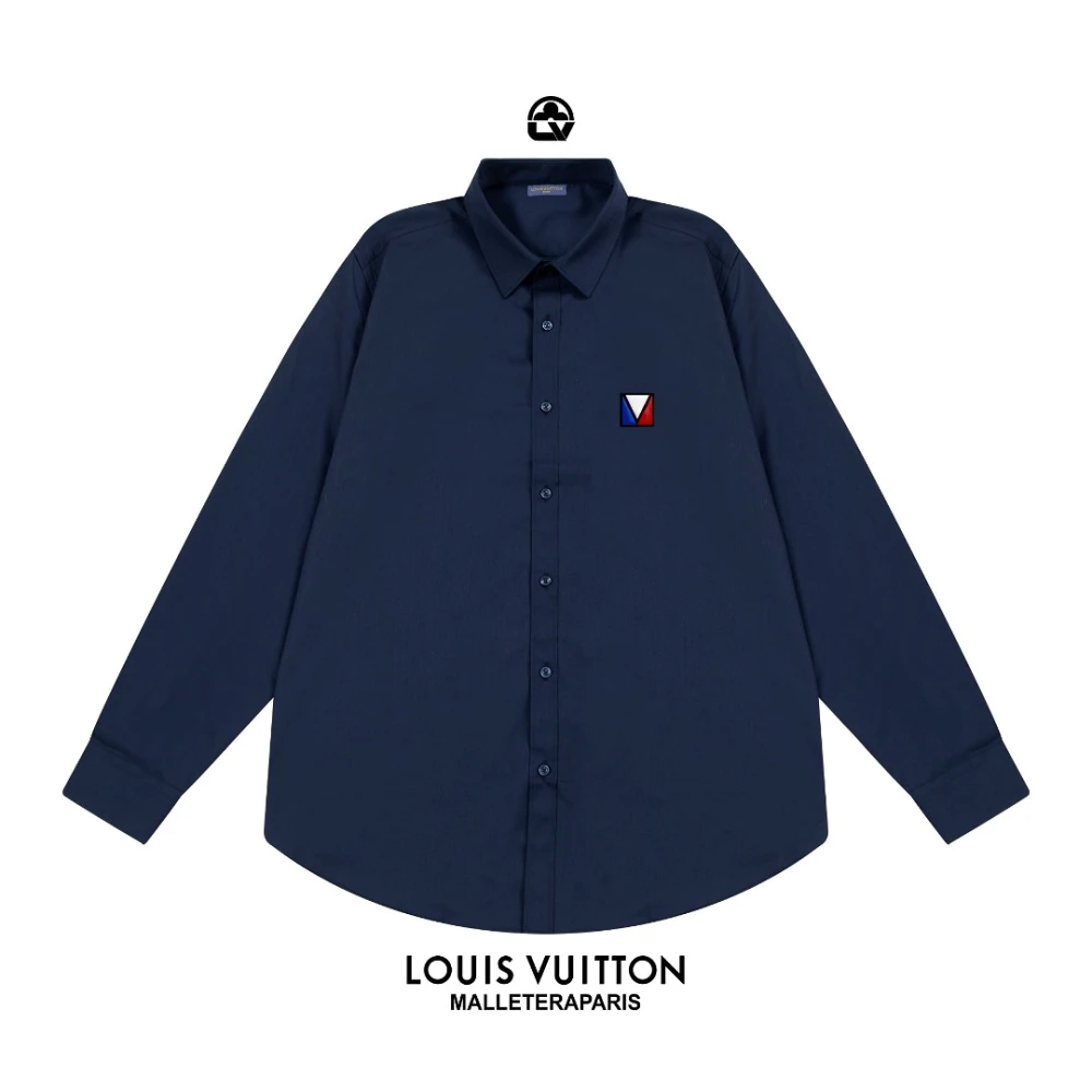LV Long-Sleeve Shirt 024-02 / Navy - image