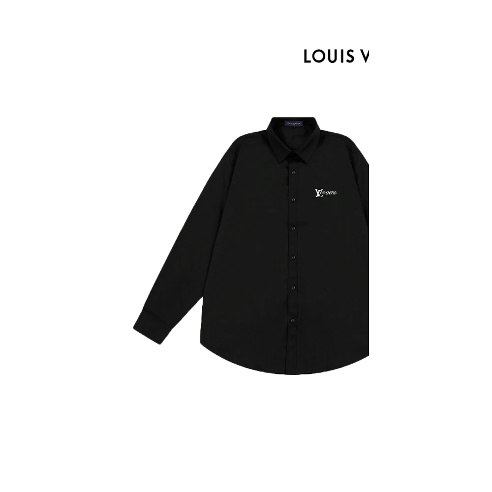 LV Long-Sleeve Shirt 024-03 / Black - image