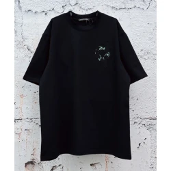CH Embroidered T-Shirt 029-01 / Black