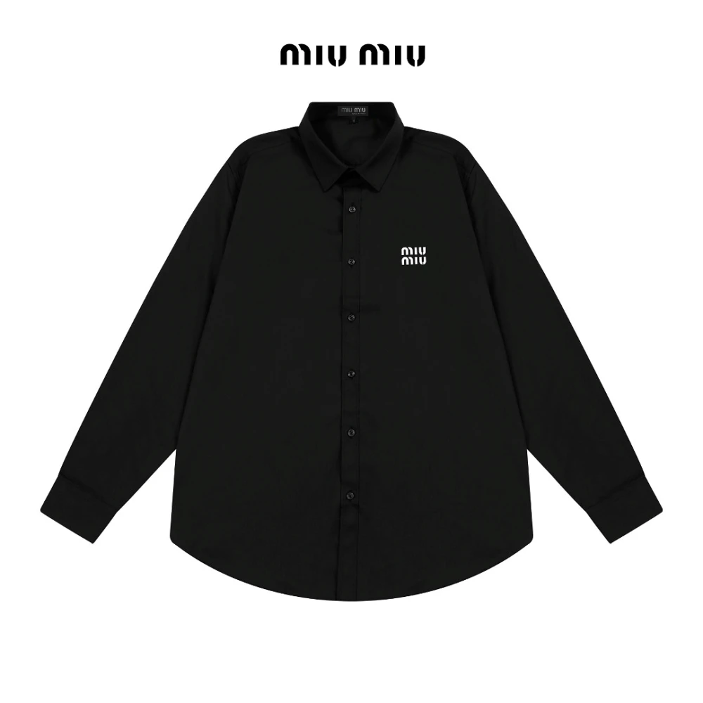 MIU Long-Sleeve Shirt 032-01 / Black - image