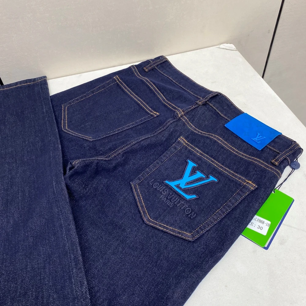 LV Washed Jeans 064-01 / Navy - image