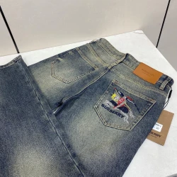 LV Washed Jeans 065-03 / Blue