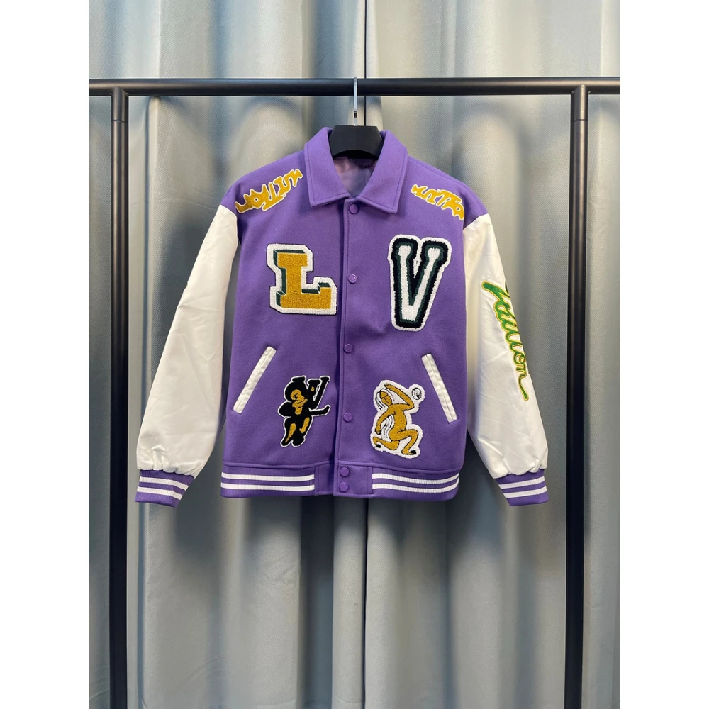 LV Varsity Jacket 070-02 / Purple - image