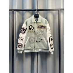 LV Varsity Jacket 072-01 / White