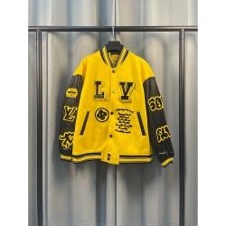 LV Varsity Jacket 073-01 / Yellow