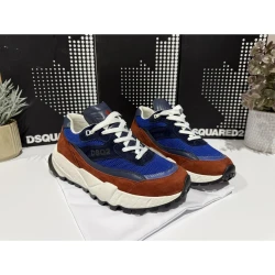D2 Trail Sneaker / Blue & Brown