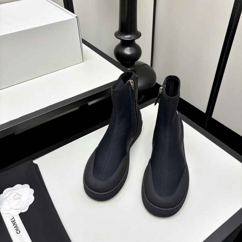 CHNL / Ankle Boots / Navy Black - image
