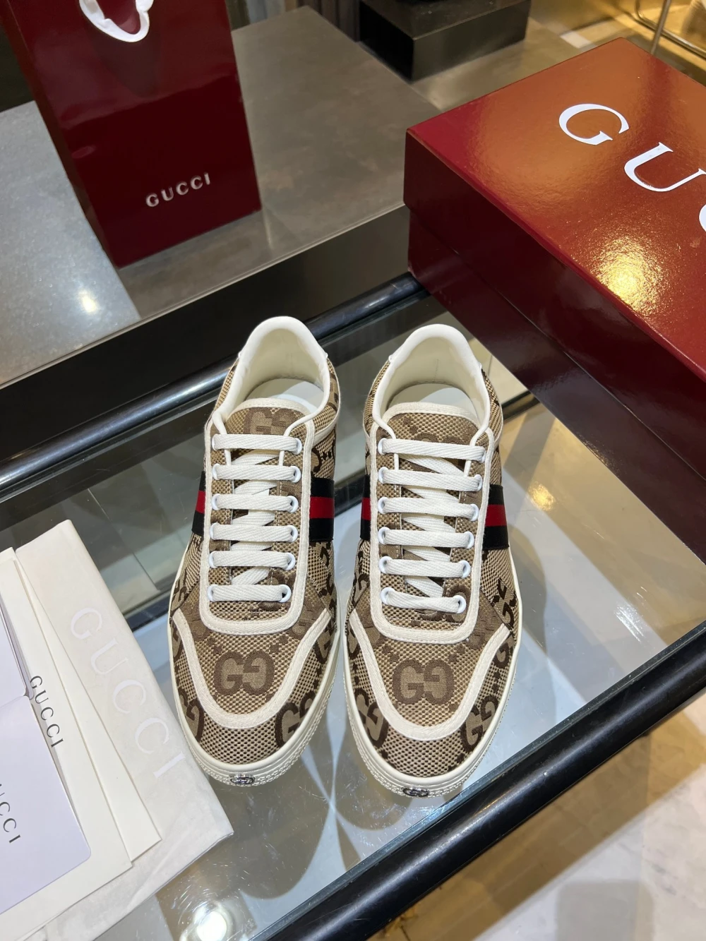 GG / Low-Top Sneaker / Brown Beige - image