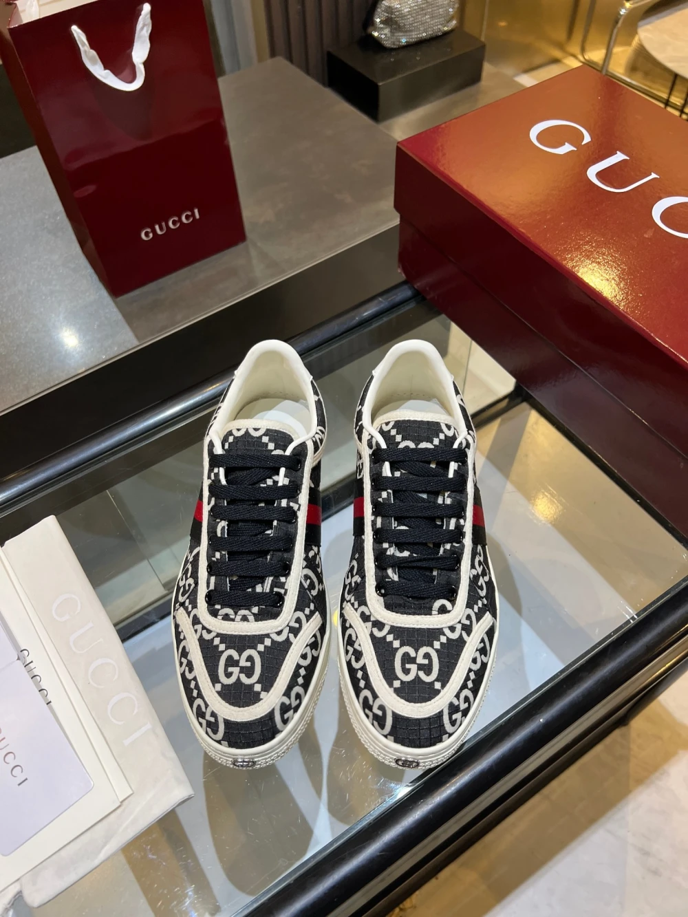 GG / Low-Top Sneaker / Black White - image