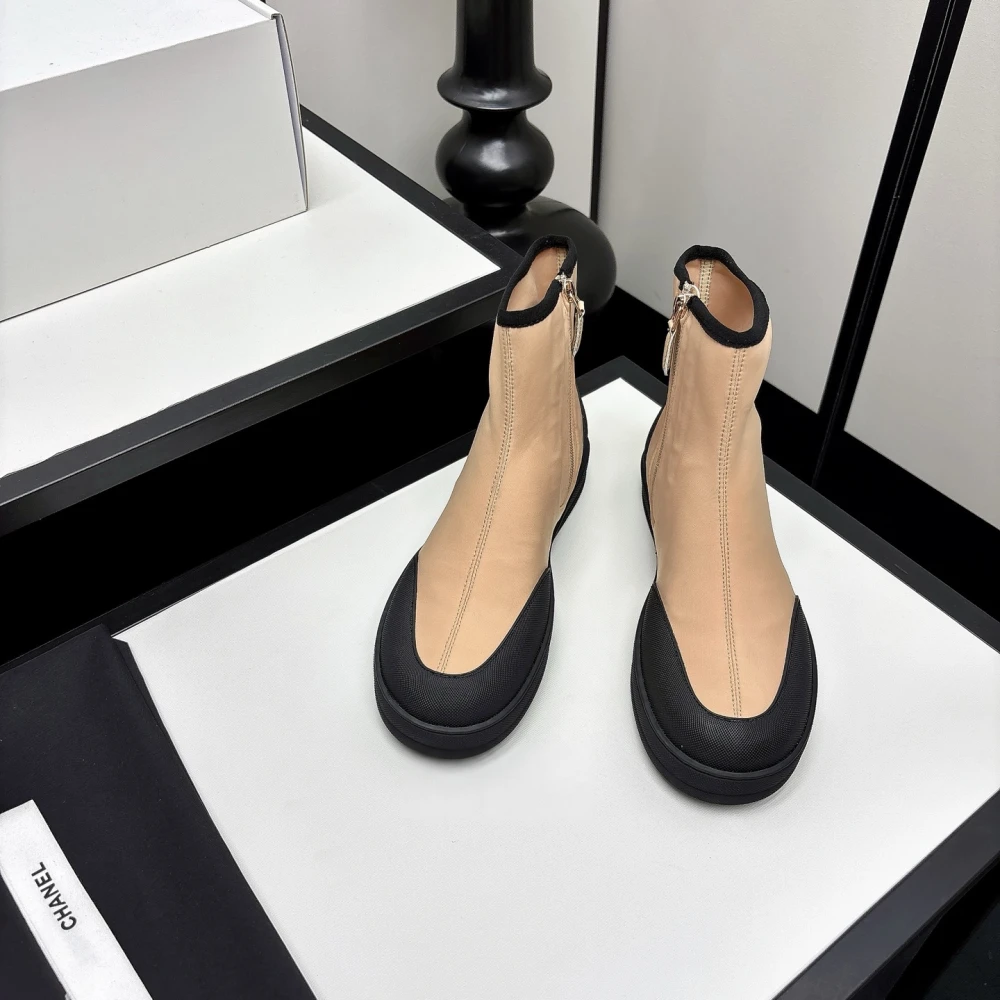 CHNL / Ankle Boots / Beige Black - image