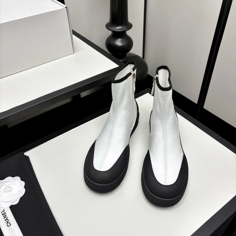 CHNL / Ankle Boots / White Black - image