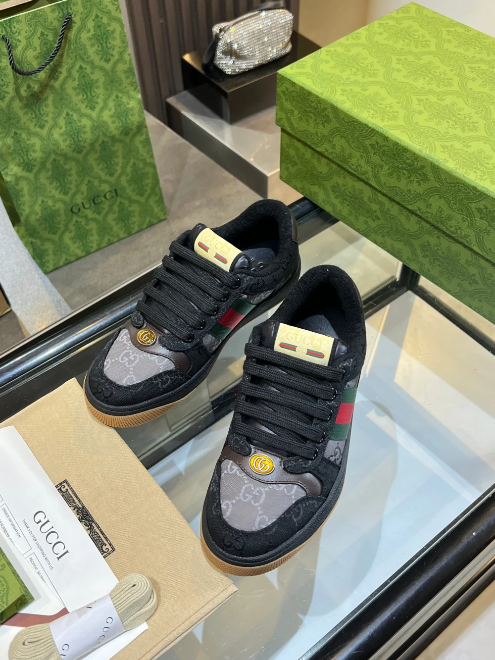 GG / Low-Top Sneaker / Black Multicolor - image