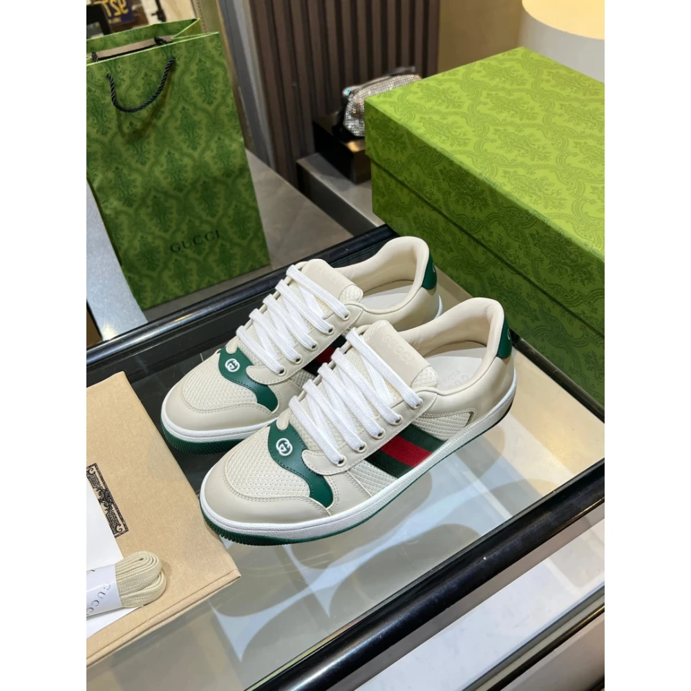 GG / Low-Top Sneaker / White Green - image