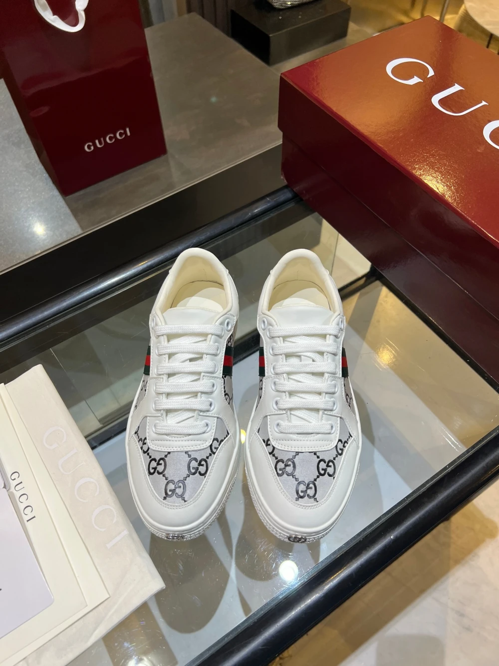 GG / Low-Top Sneaker / White Grey - image