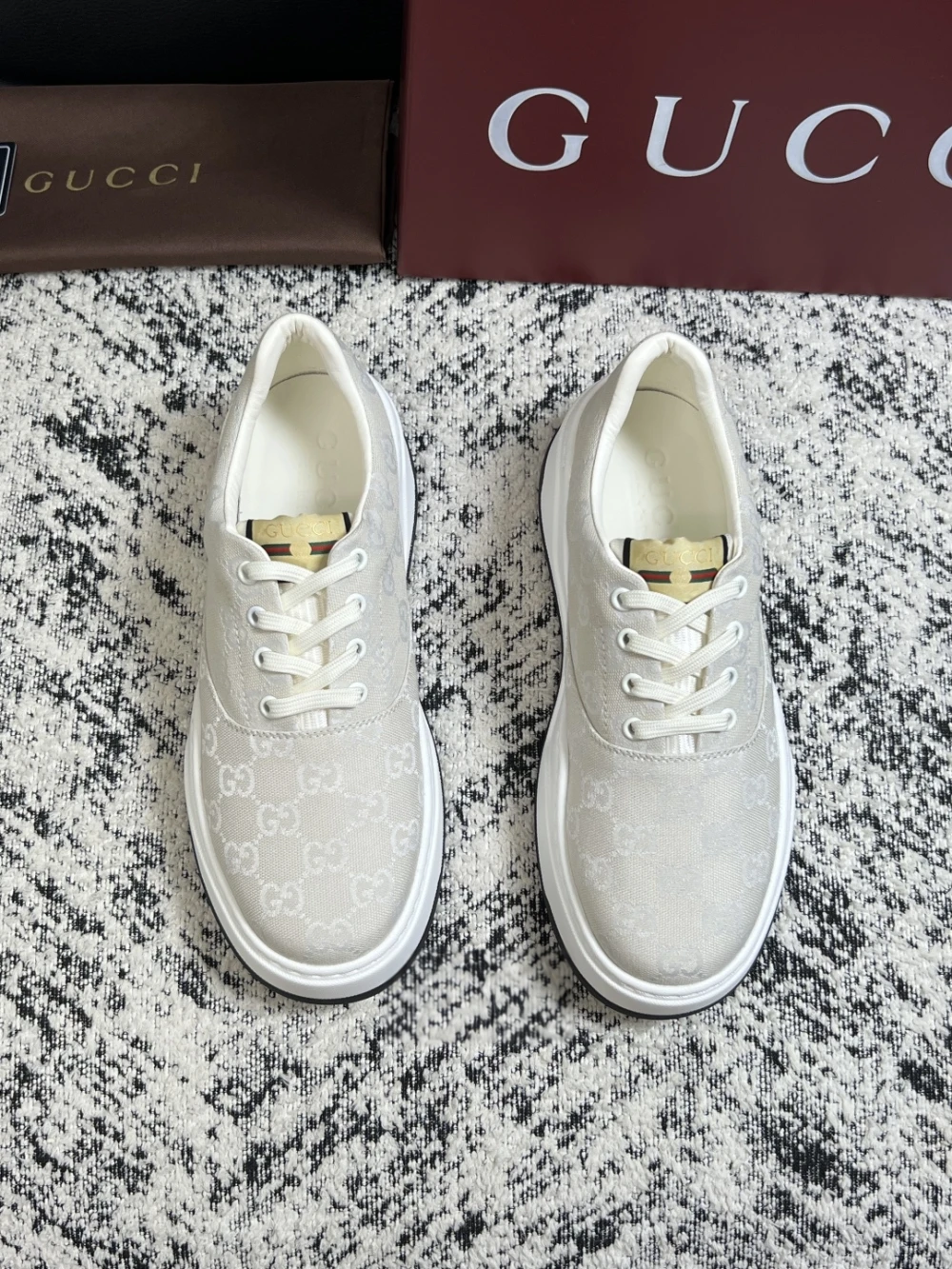 GG / Low-Top Sneaker / White Grey - image