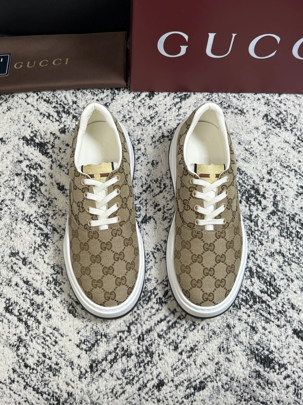 GG / Low-Top Sneaker / Beige Brown - image
