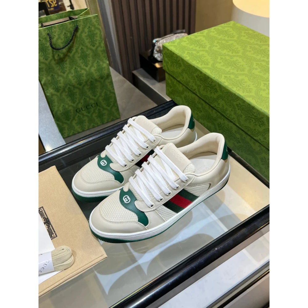 GG / Low-Top Sneaker / White Green - image