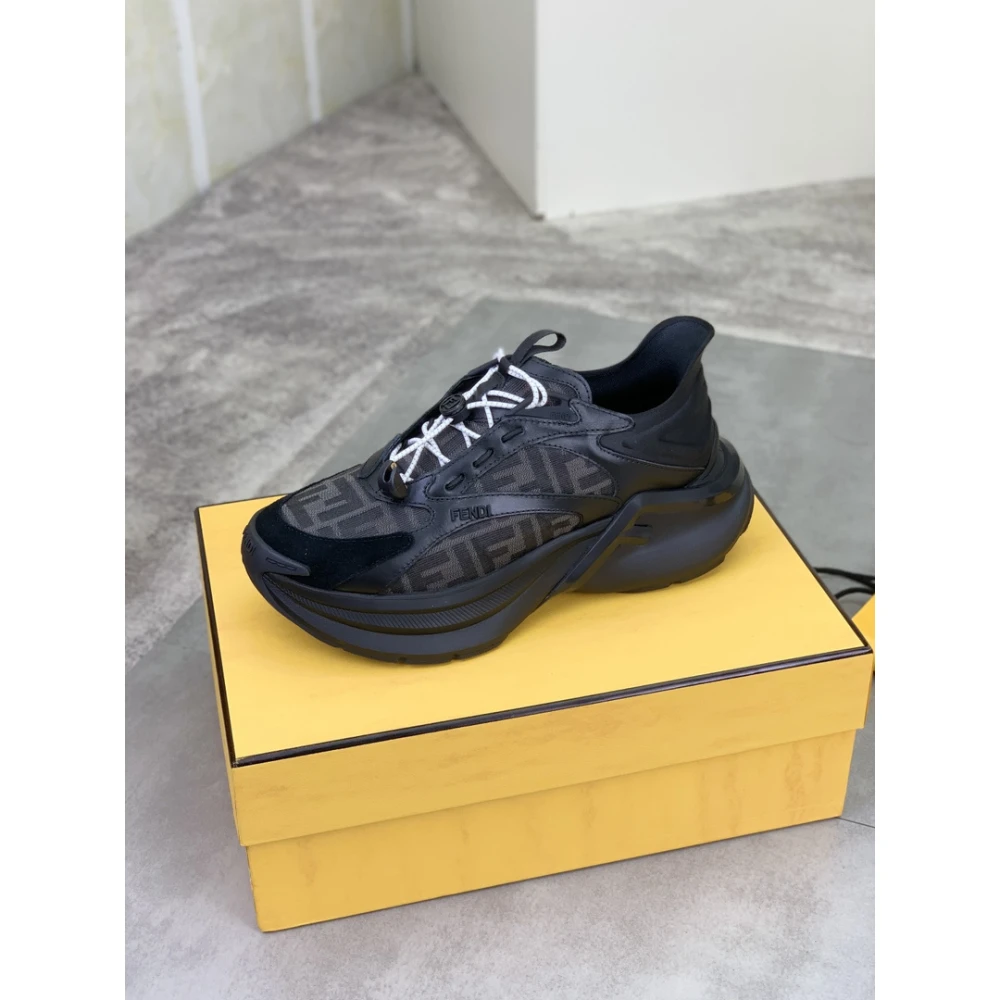 Fndi / FF Chunky Sneaker / Black & Brown - image