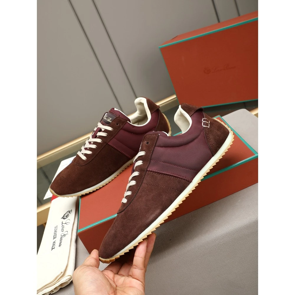 Loro P / Suede Sneaker / Brown - image
