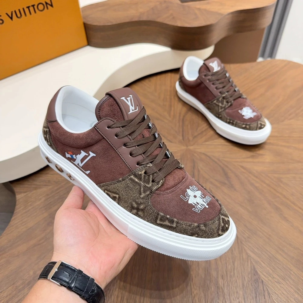 LV / Monogram Sneaker / Brown - image