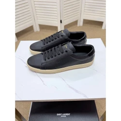 Saint L / Perforated Sneaker / Black