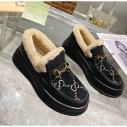 GG / Platform Fur Loafer / Color Selection