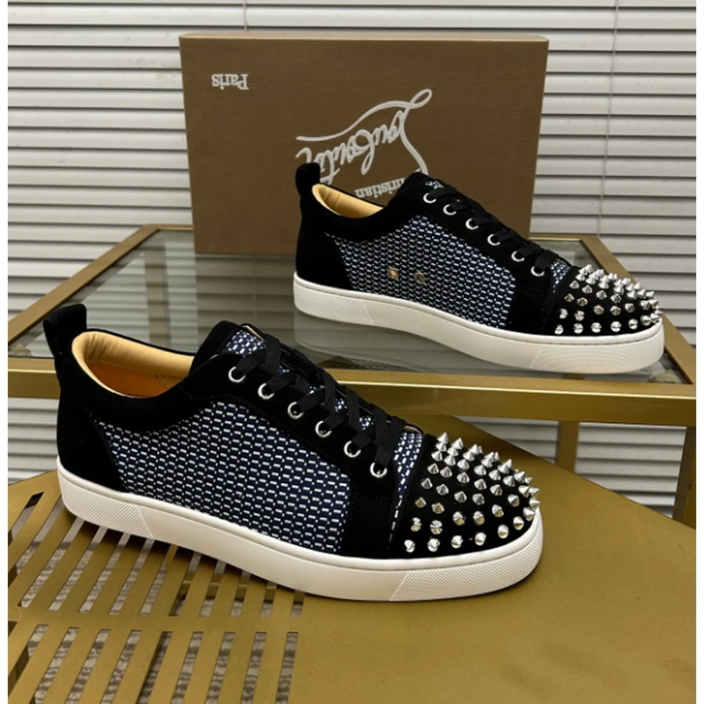 Christian Louboutin / Toe Spikes Black Silver / Black Silver Spikes - image