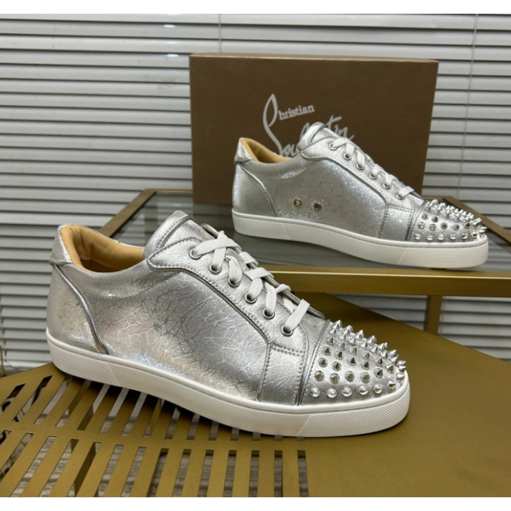 Christian Louboutin / Silver Toe Spikes / Silver - image
