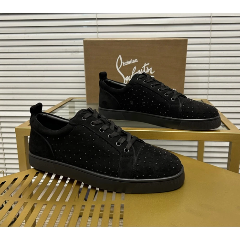 Christian Louboutin / Low Top Tonal Spikes / Black - image