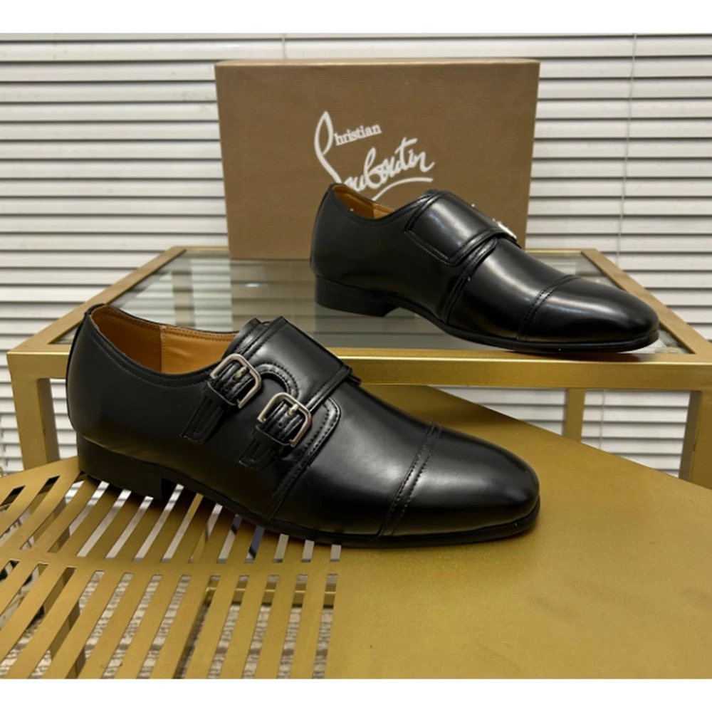 Christian Louboutin / Double Buckle Dress Shoe / Black - image