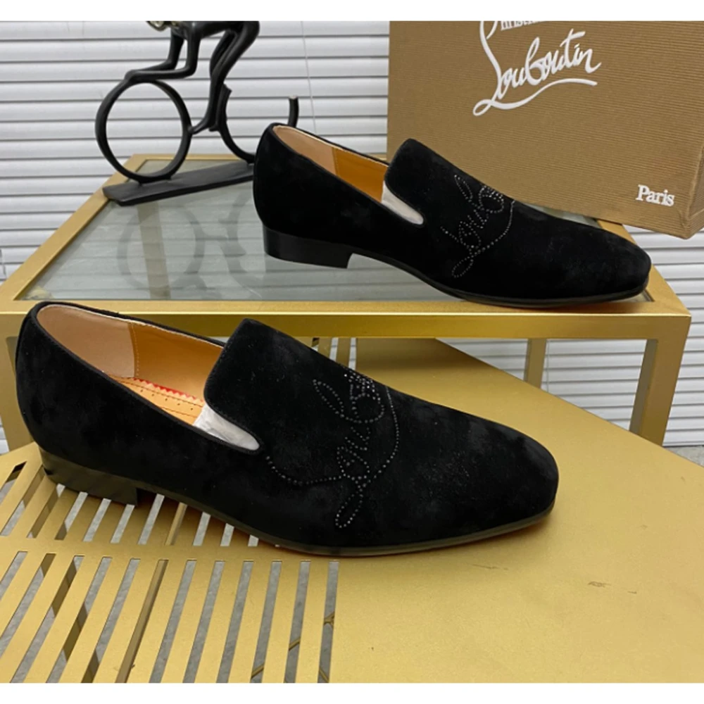 Christian Louboutin / Velvet Apron Loafer / Black - image
