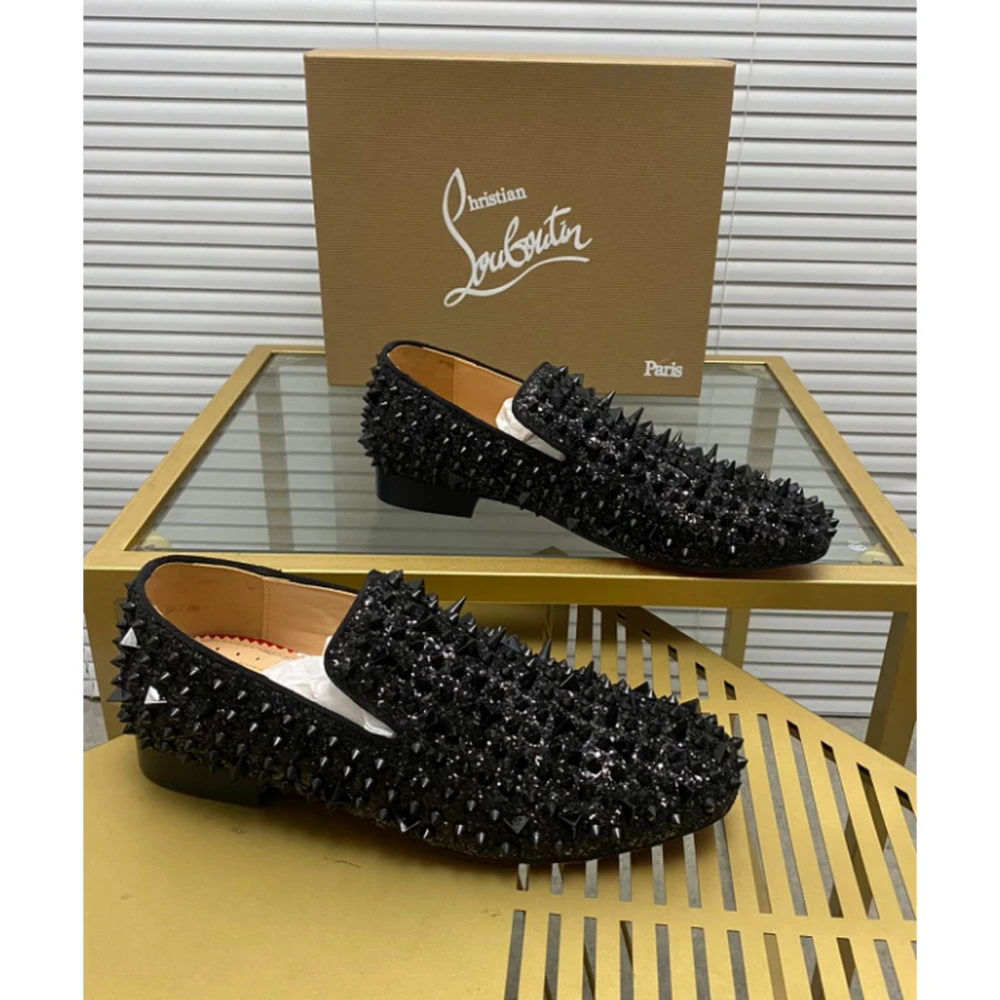 Christian Louboutin / Crystal Loafer / Black - image