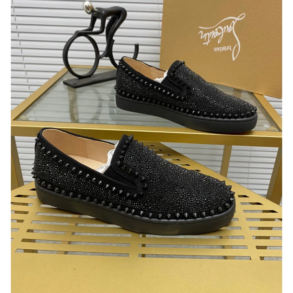 Christian Louboutin / Studded Welt Loafer / Black - image