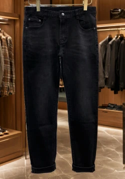 D&G Metal Plaque Jeans / Black