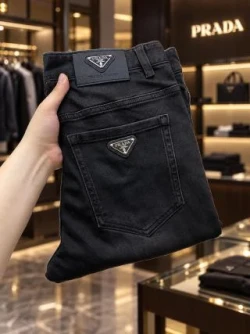 PRD Triangle Logo Jeans / Black