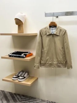 BUR Check Lined Collar Jacket / Beige