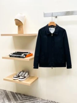 BUR Check Lined Collar Jacket / Black