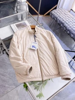 BUR Reversible Cotton Harrington Jacket / Ecru