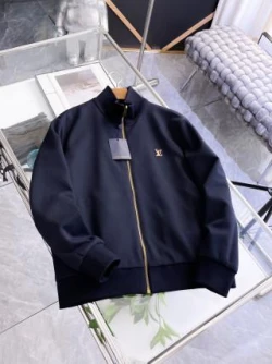 LV Reversible Discreet Logo Bomber / Navy