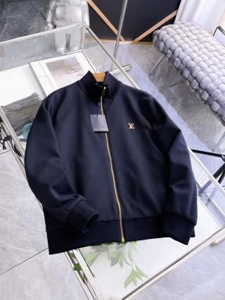 LV Reversible Discreet Logo Bomber / Navy - image