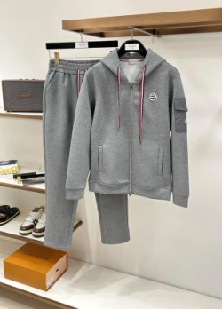 MON Hooded Sleeve Pocket Tracksuit / Grey