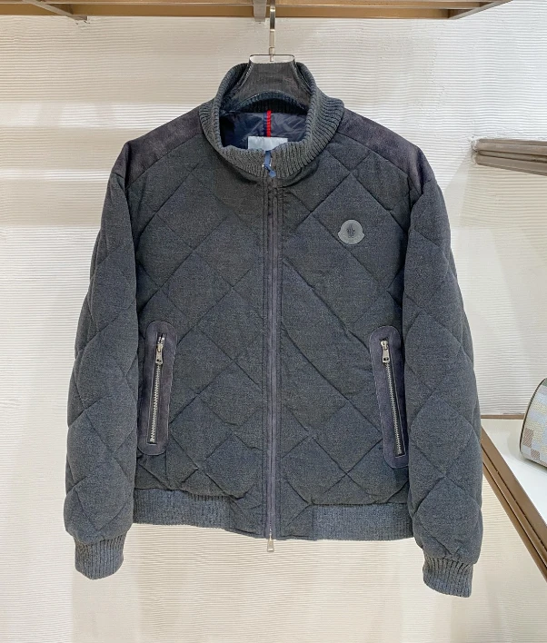 MON Diamond Quilted Jacket / Grey - image