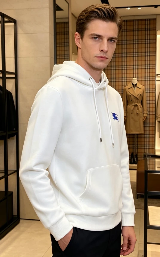 BUR Blue Equestrian Hoodie - image