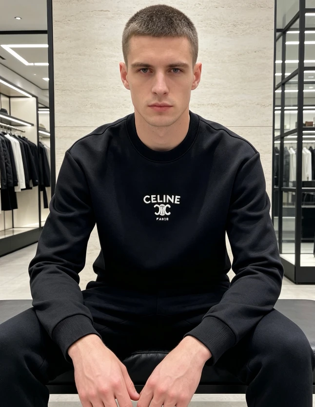 CEL Arch Logo Lettering Long Sleeve / Black - image
